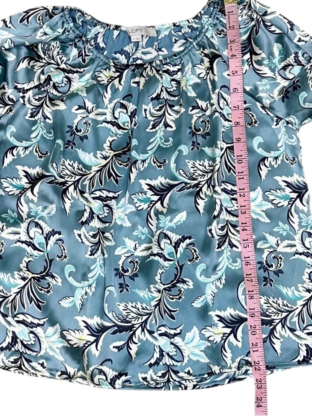 LOFT Floral Long Sleeve Blouse Size XS - Picture 11 of 11